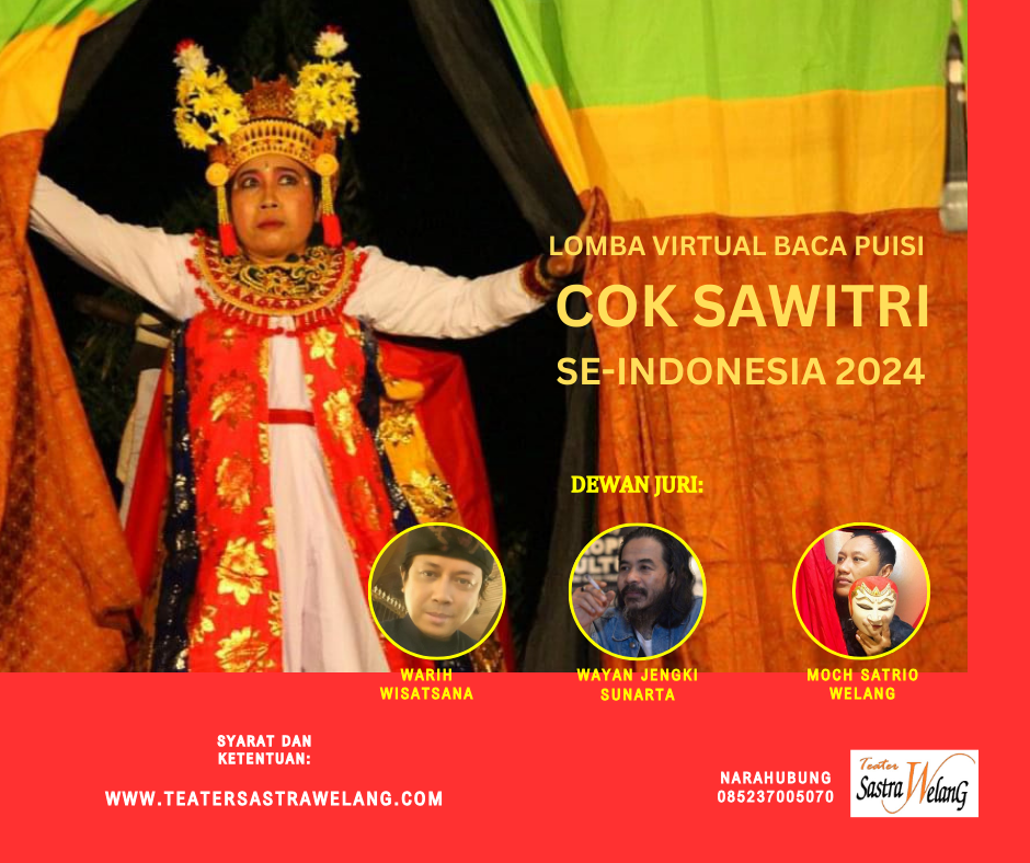 DAFTAR PESERTA LOMBA BACA PUISI COK SAWITRI | SE-INDONESIA 2O24
