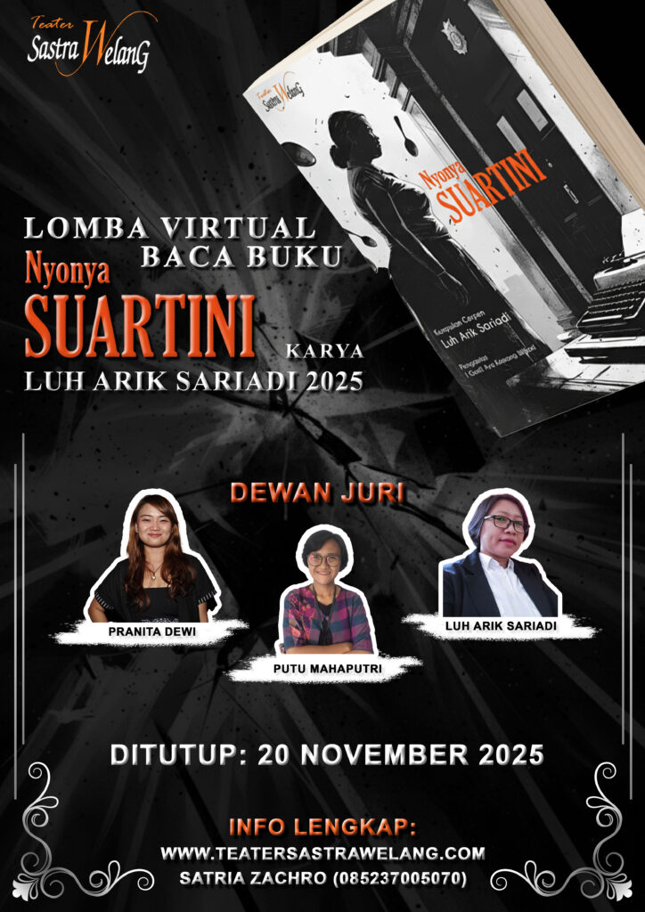 Lomba Virtual Baca Buku ‘Nyonya Suartini’ karya Luh Arik Sariadi 2025