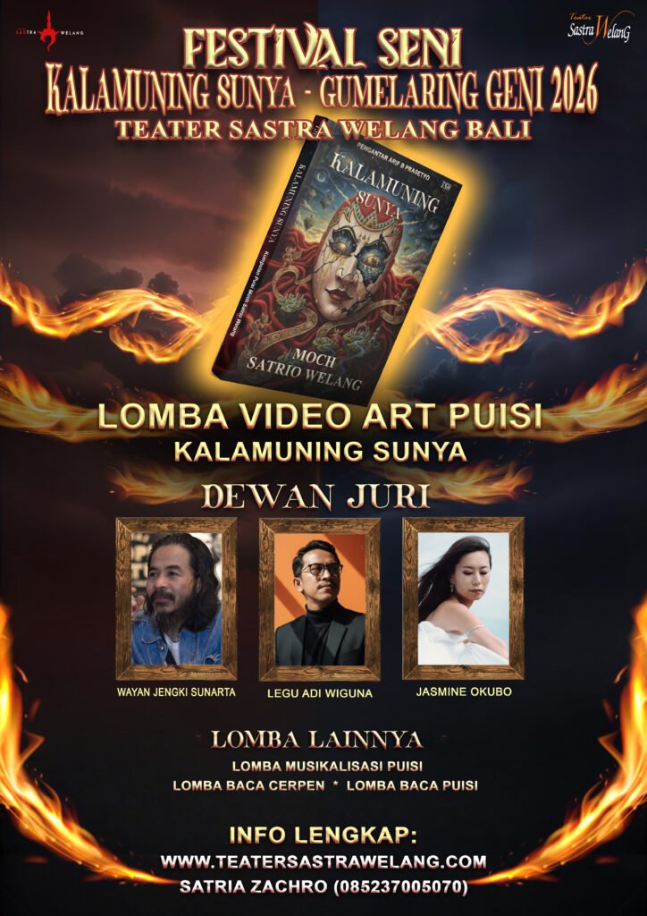 LOMBA VIDEO ART PUISI – Festival Kalamuning Sunya – Gumelaring Geni 2026